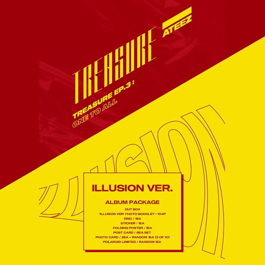 ATEEZ 3rd Mini Album - Treasure EP.3 : One To All [ ILLUSION